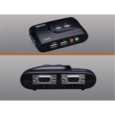 Tripp Lite Tripplite B004-VUA2-K-R 2-port Compact USB KVM Switch B004-VUA2-K-R